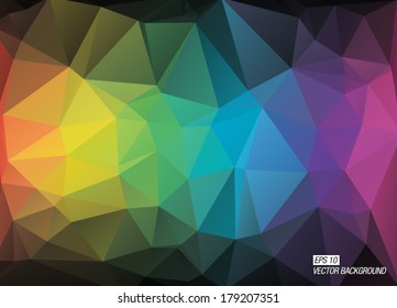Abstract rainbow spectrum color vector background
