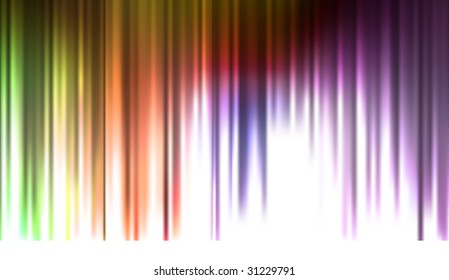Abstract Rainbow Stripes Background (Vector)