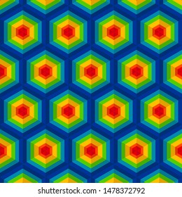 abstract rainbow triangle illustration Background