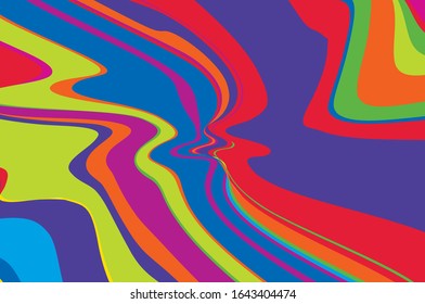 Abstract rainbow twisted pattern for concept desig