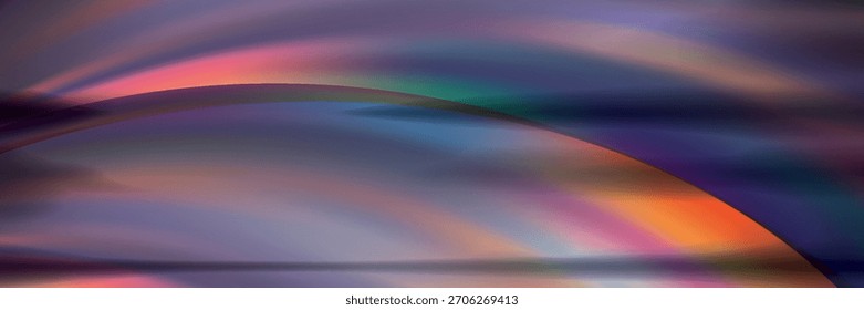 Fondo de Plantilla bokeh de Vector de arco iris Abstractas eps 10
