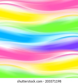 Abstract rainbow wave background
