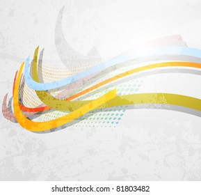 abstract rainbow wave background. line for design
