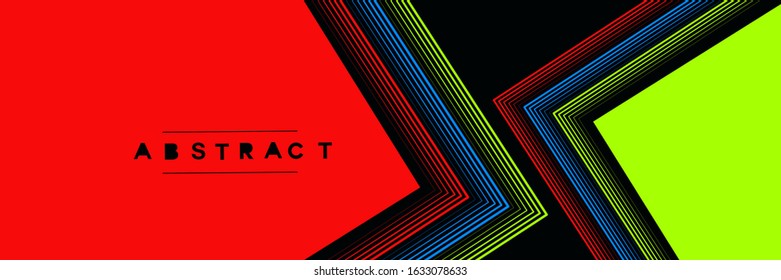 Abstract rainbow wave line with space of your text, vector illustration