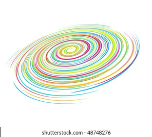 abstract rainbow wave line with space of your text, vector illustration,