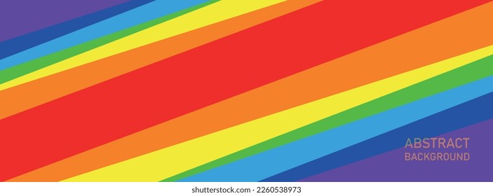 Abstract rainbow waves colors stripes background, Vector illustration eps10. LGBT concept