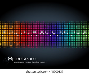 abstract rainbow-colored vector background