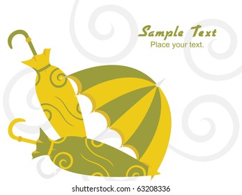 abstract rainy day background, vector illustration