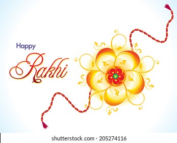 abstract raksha bandhan background vector illustration