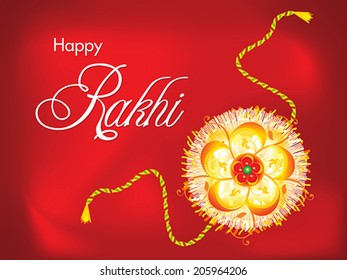 abstract raksha bandhan background vector illustration
