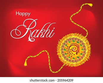abstract raksha bandhan background vector illustration