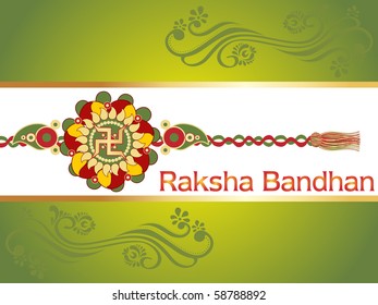 abstract rakshabandhan background, vector illustration