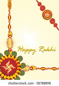 abstract rakshabandhan background, vector illustration