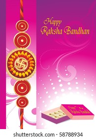 abstract rakshabandhan background, vector illustration