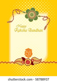 abstract rakshabandhan background, vector illustration