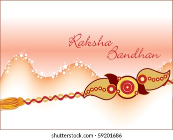 abstract rakshabandhan background, vector illustration