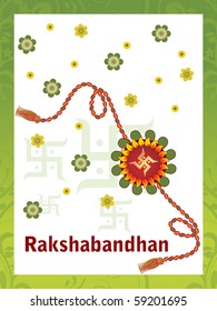 abstract rakshabandhan background, vector illustration