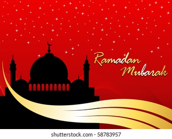 abstract ramadan background, vector illustration