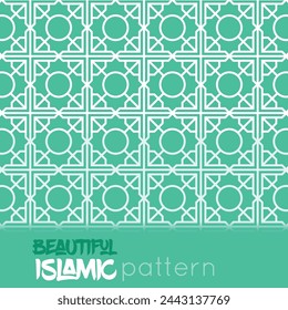 Resumen Ramadán y Eid sin fisuras, arabesco y patrón repetido para la imagen de pancarta y portada del Ramadán