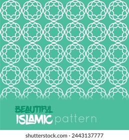 Abstract Ramadan and Eid seamless, arabesque and repeated pattern for banner and cover image of Ramadan