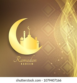 Abstract Ramadan Kareem background design