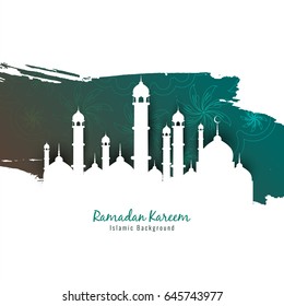 Abstract Ramadan Kareem Background design