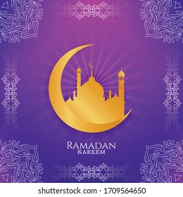 Abstract Ramadan Kareem islamic background