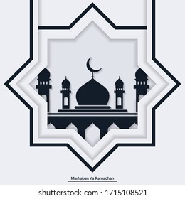 abstract ramadan kareem islamic background. beautiful eid mubarak muslim festival background.