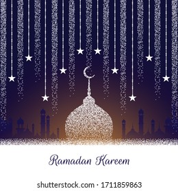 Abstract Ramadan Kareem stylish Islamic background