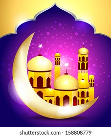 abstract ramadan mubarakh background vector illustration 