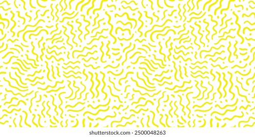 Abstract ramen noodle vector seamless pattern. Italian pasta background. Simple Asian ramen banner. Macaroni, spaghetti, macaroni or instant noodles bg. Fun modern funky cooking design for print, web