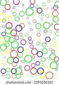 Abstract Random Art. Rainbow Party Polka Background.   Broken Glass Explosive Effect.