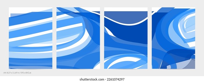 Abstract random bright multicolored strips and waves. Shapes create artistic watercolor pain texture. Universal flyer template. Bold brush strokes with color splatters over white.