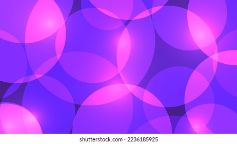 Abstract random circle size pattern pastel colors on background. Vector graphic illustration.