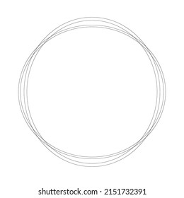 Abstract random circles geometric circular element