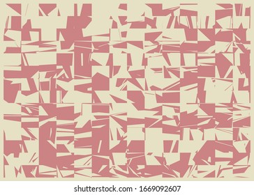 Abstract Random Color Poligones Generative Art background illustration