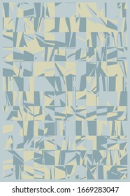 Dibujo de fondo de arte generativo con colores aleatorios abstractos