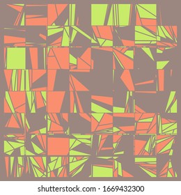 Abstract Random Color Poligones Generative Art background illustration