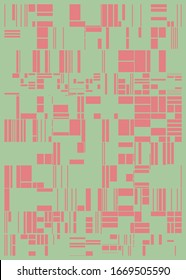 Abstract Random Color Poligones Generative Art background illustration