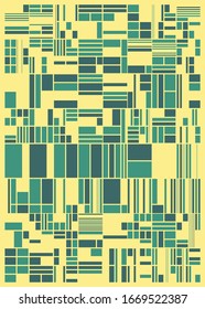 Abstract Random Color Poligones Generative Art background illustration