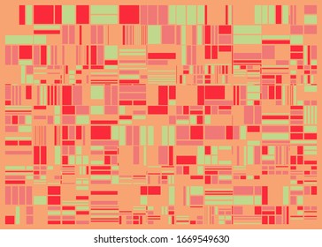 Abstract Random Color Poligones Generative Art background illustration
