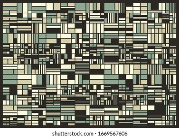 Abstract Random Color Poligones Generative Art background illustration