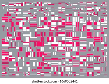 Abstract Random Color Poligones Generative Art background illustration
