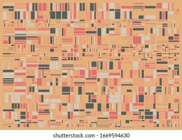 Abstract Random Color Poligones Generative Art background illustration