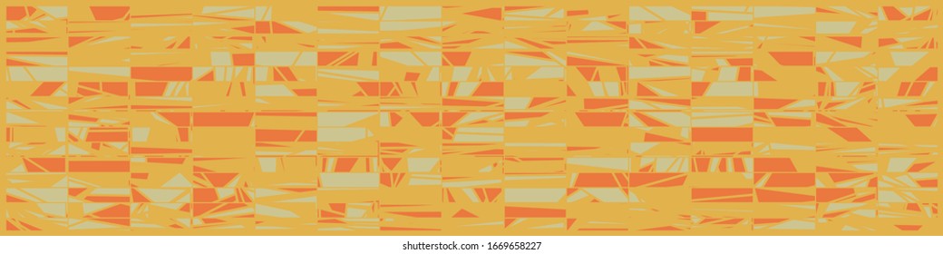 Abstract Random Color Poligones Generative Art background illustration