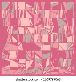 Abstract Random Color Poligones Generative Art background illustration
