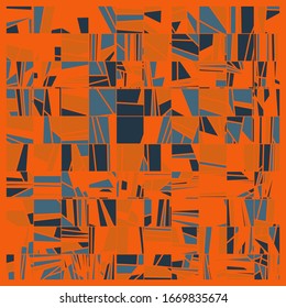 Abstract Random Color Poligones Generative Art background illustration
