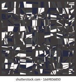 Abstract Random Color Poligones Generative Art background illustration
