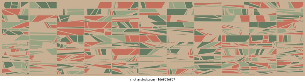 Abstract Random Color Poligones Generative Art background illustration