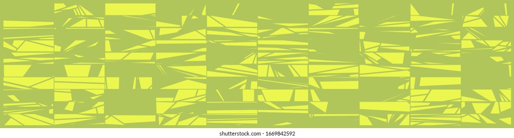 Abstract Random Color Poligones Generative Art background illustration